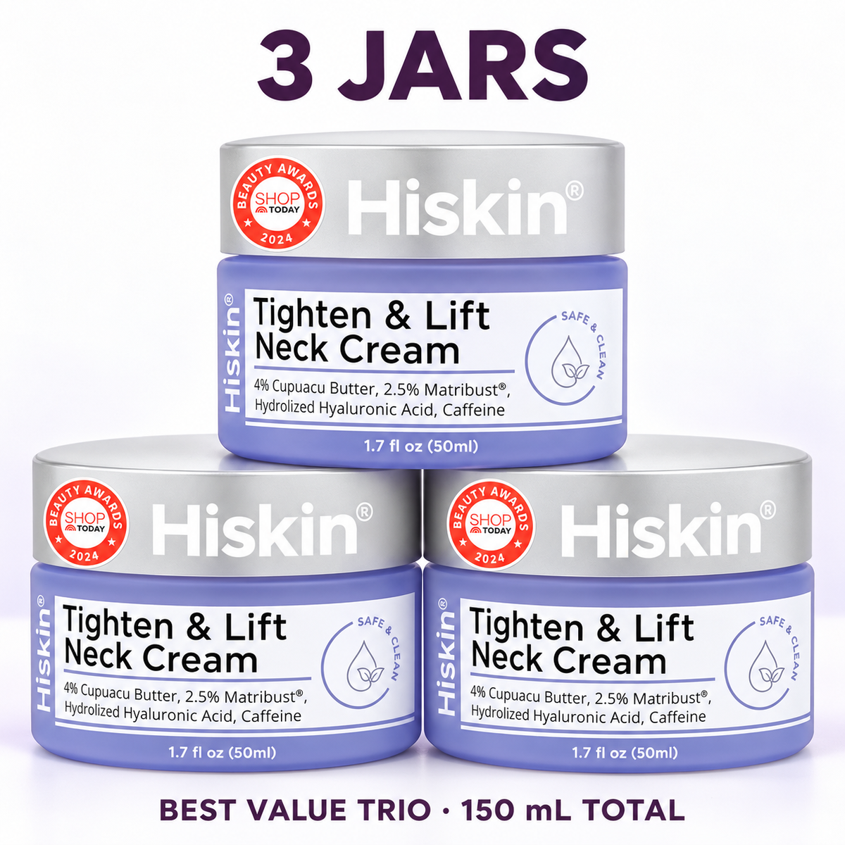 HISKIN Tighten & Lift Neck Cream – Firming & Hydrating Care