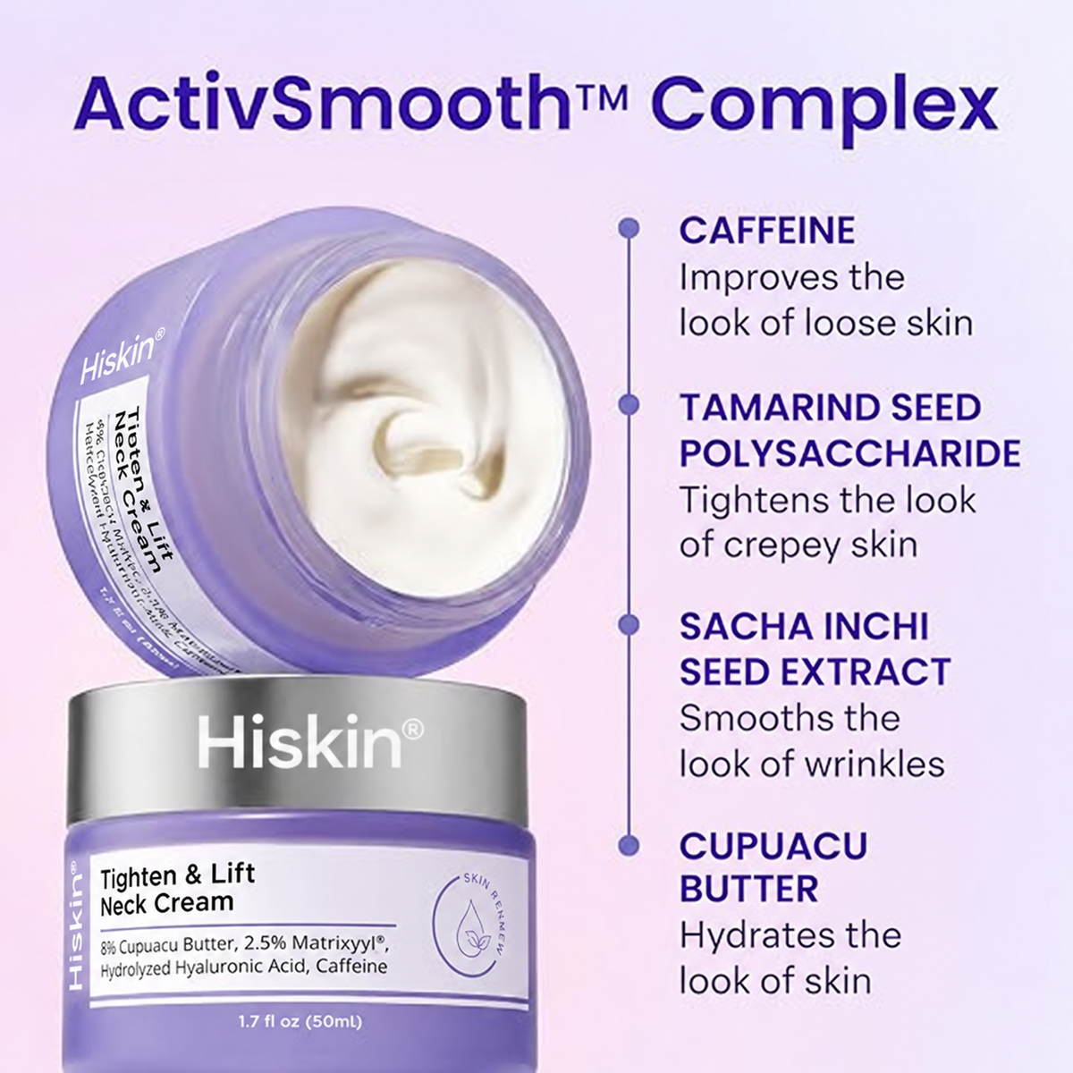 HISKIN Tighten & Lift Neck Cream – Firming & Hydrating Care