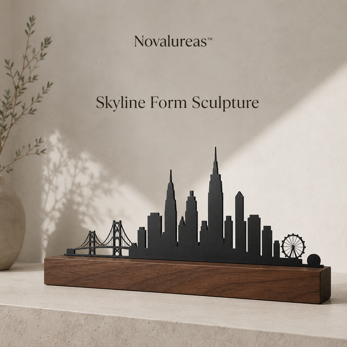 Novalureas™ Skyline Form Sculpture