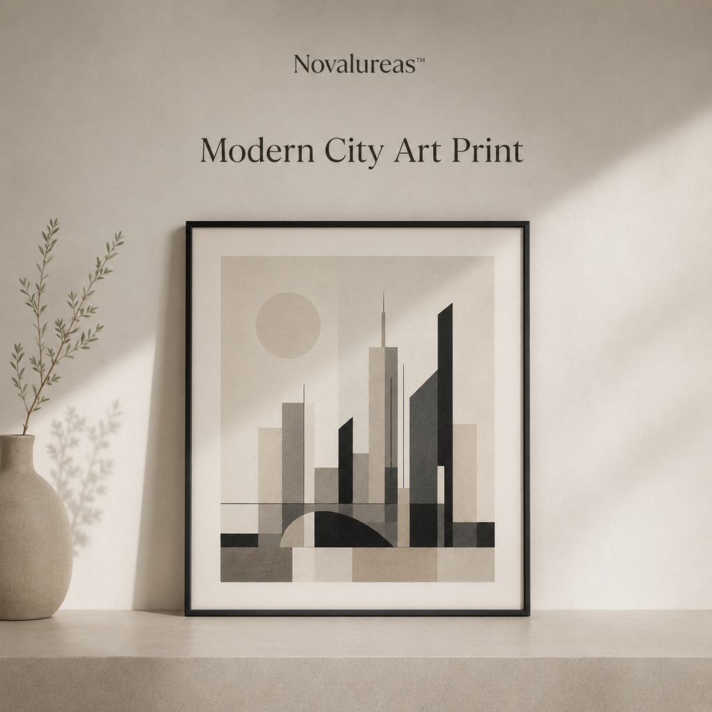 Novalureas™ Modern City Art Print