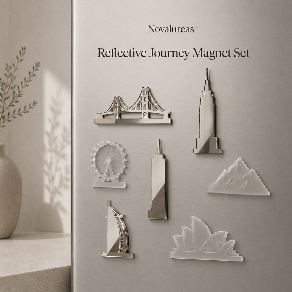 Novalureas™ Reflective Journey Magnet Set