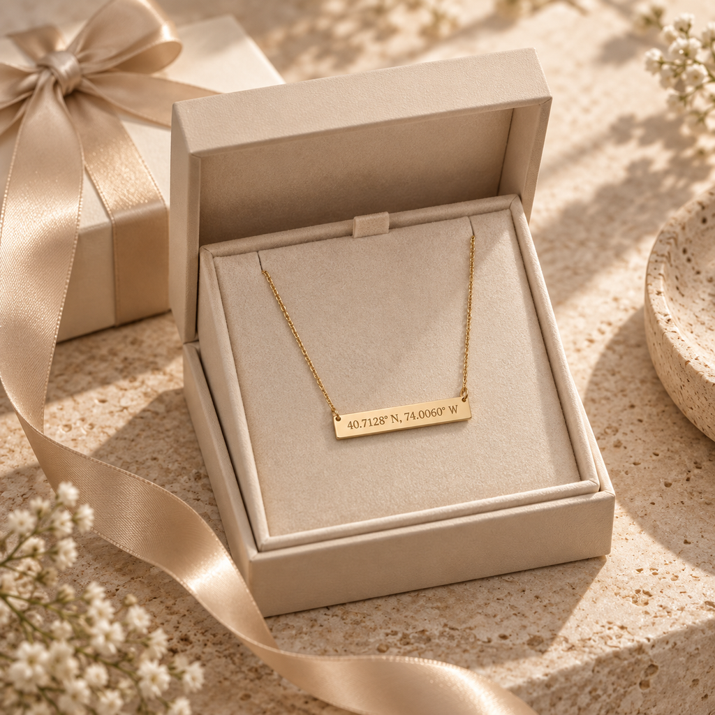 Novalureas™ City Coordinates Necklace