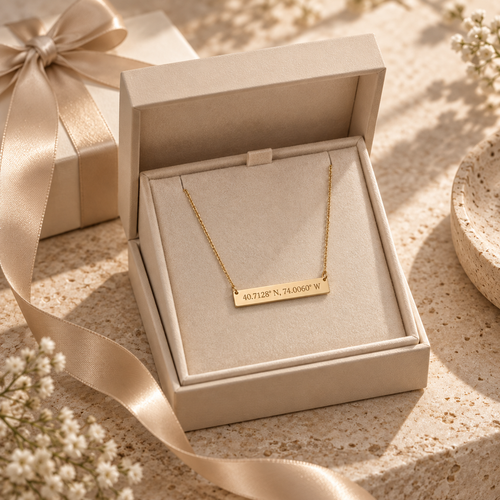 Novalureas™ City Coordinates Necklace