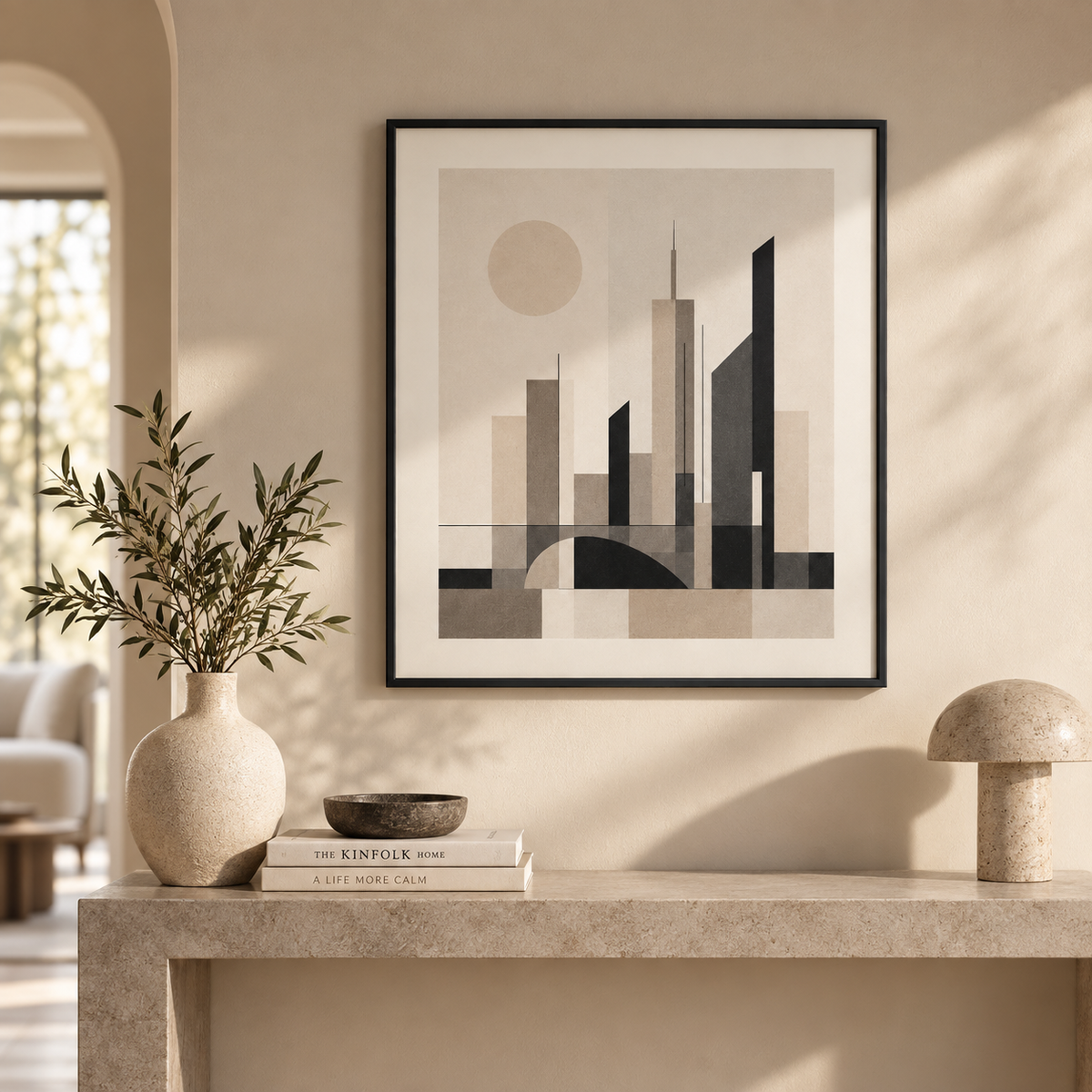 Novalureas™ Modern City Art Print