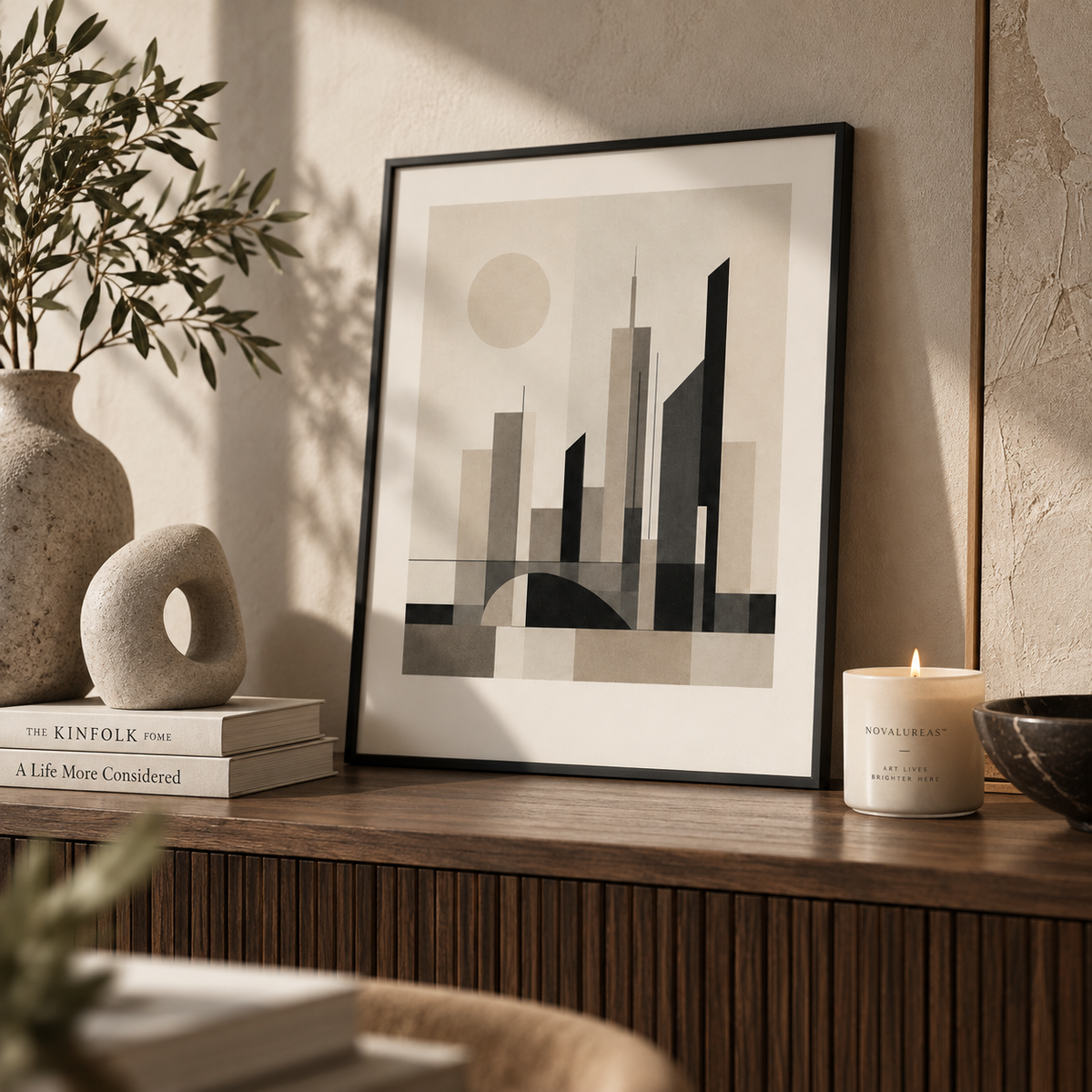 Novalureas™ Modern City Art Print