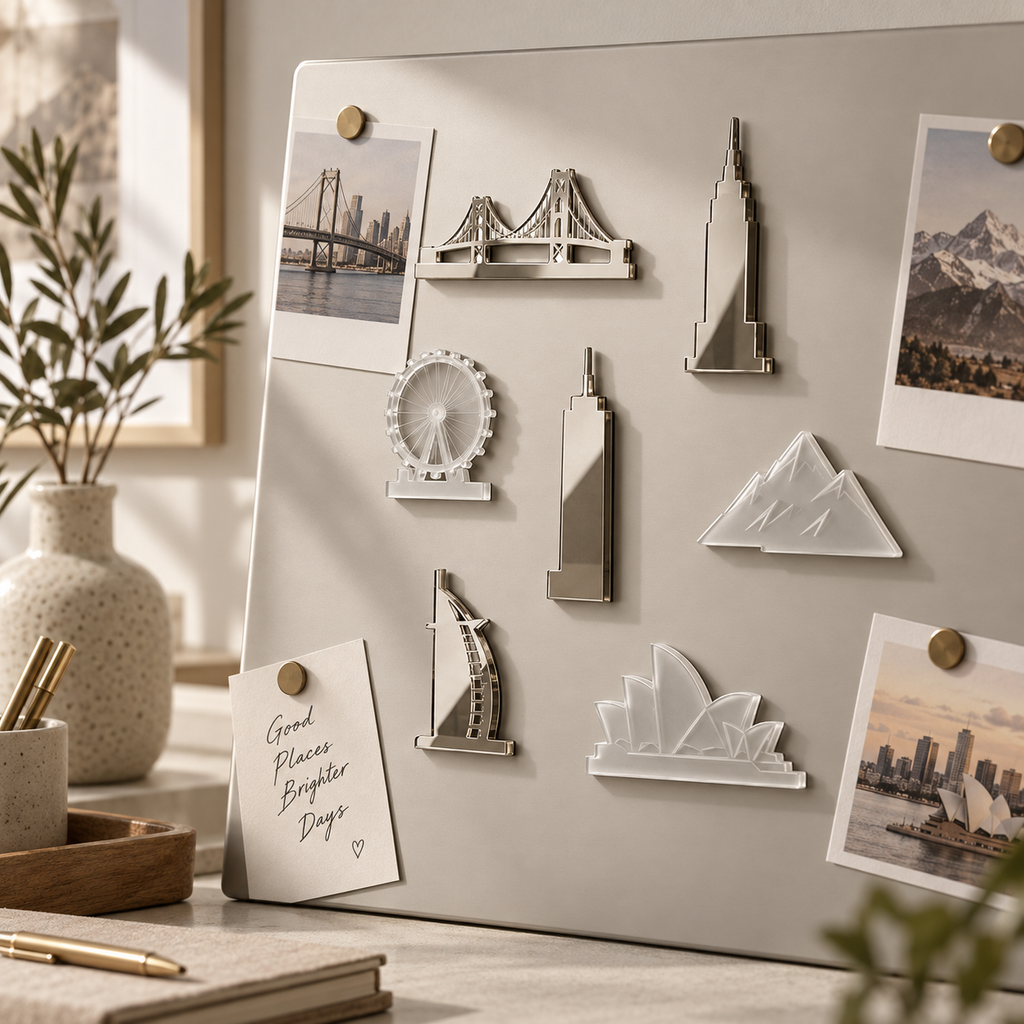 Novalureas™ Reflective Journey Magnet Set