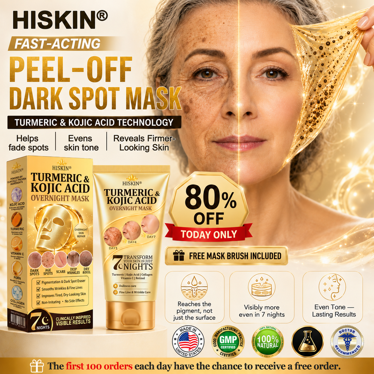 𝑶𝒇𝒇𝒊𝒄𝒊𝒂𝒍 𝑺𝒕𝒐𝒓𝒆 | 𝐍𝐞𝐰! ✨ 𝐇𝐢𝐬𝐤𝐢𝐧® 𝐓𝐮𝐫𝐦𝐞𝐫𝐢𝐜 × 𝐊𝐨𝐣𝐢𝐜 𝐀𝐜𝐢𝐝 𝐎𝐯𝐞𝐫𝐧𝐢𝐠𝐡𝐭 𝐏𝐞𝐞𝐥-𝐎𝐟𝐟 𝐌𝐚𝐬𝐤 — 𝐅𝐚𝐝𝐞 𝐒𝐭𝐮𝐛𝐛𝐨𝐫𝐧 𝐃𝐚𝐫𝐤 𝐒𝐩𝐨𝐭𝐬 & 𝐒𝐦𝐨𝐨𝐭𝐡 𝐕𝐢𝐬𝐢𝐛𝐥𝐞 𝐖𝐫𝐢𝐧𝐤𝐥𝐞𝐬 𝐖𝐡𝐢𝐥𝐞 𝐘𝐨𝐮 𝐒𝐥𝐞𝐞𝐩 🌙✨ 𝐓𝐮𝐫𝐦𝐞𝐫𝐢𝐜 × 𝐊𝐨𝐣𝐢𝐜 𝐀𝐜𝐢𝐝 × 𝐏𝐞𝐩𝐭𝐢𝐝𝐞𝐬 ✅ 𝐎𝐧𝐞 𝐒𝐭𝐞𝐩 𝐚 𝐍𝐢𝐠𝐡𝐭 · 𝐕𝐢𝐬𝐢𝐛𝐥𝐞 𝐂𝐡𝐚𝐧𝐠𝐞𝐬 𝐢𝐧 𝟕 𝐍𝐢𝐠𝐡𝐭𝐬 💯